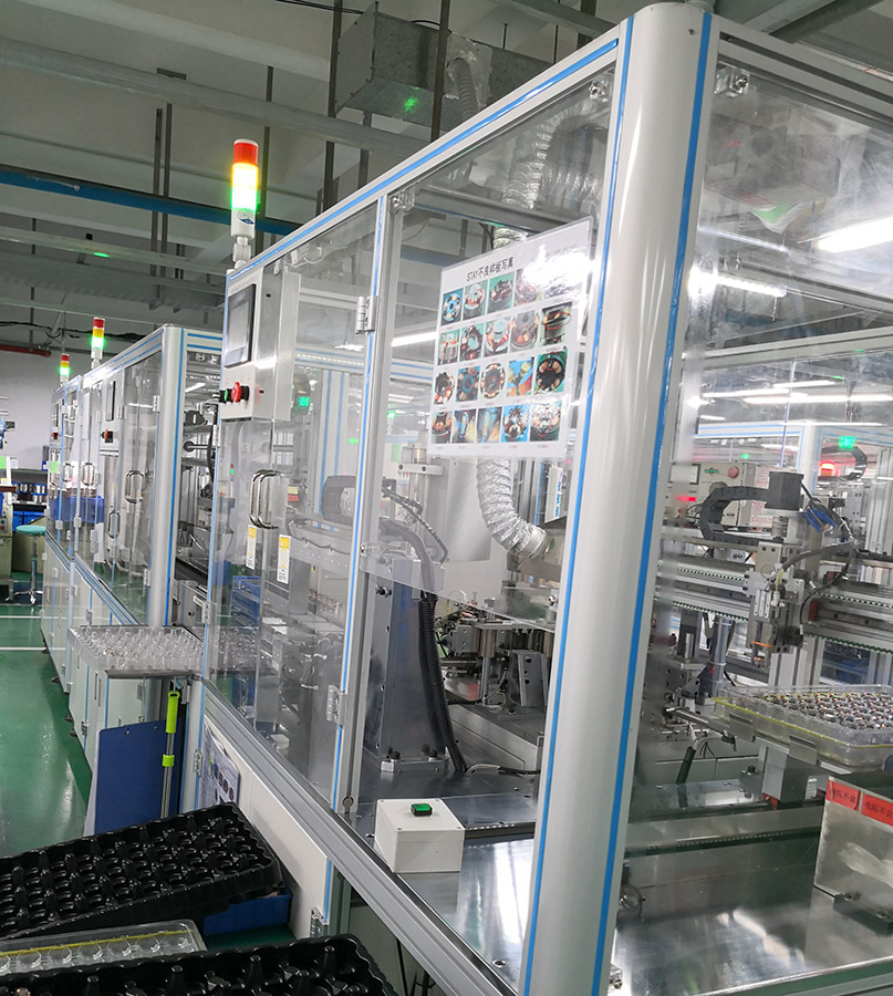 定子绕线上下料